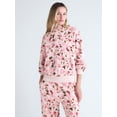 thumbnail image 1 of Scoop Women’s and Women’s Plus Oversized Cropped Hoodie, Sizes XS-4X, 1 of 5