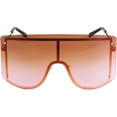 thumbnail image 1 of OVERSIZED VINTAGE RETRO Huge Big MASK SHIELD Half Face Owen Style SUNGLASSES, 1 of 13