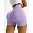 thumbnail image 1 of OVESPORT Women's Single/4-piece Sports Shorts, Fitness Motorcycle Yoga Seamless High Waisted And Hip Lifting Shorts, 1 of 6