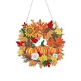 thumbnail image 1 of OVFUIZ Fall Diamond Art Painting Kits for Adults Pumpkin Sunflower Acrylic Window Hanging Decor DIY Sparkling Ornament Autumn Home Decoration, 1 of 6