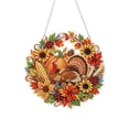 thumbnail image 1 of OVFUIZ Fall Diamond Art Painting Kits for Adults Pumpkin Sunflower Acrylic Window Hanging Decor DIY Sparkling Ornament Autumn Home Decoration, 1 of 5