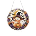 thumbnail image 1 of OVFUIZ Halloween Diamond Art Painting Kits for Adults Ghost Pumpkin Acrylic Window Hanging Decor DIY Sparkling Ornament Fall Home Decoration, 1 of 5