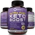 thumbnail image 1 of OVIE Ultra Fast Pure Keto Boost 1600 mg Diet Pills BHB Salts with MCT Oil, 60 Capsules, 1 of 9