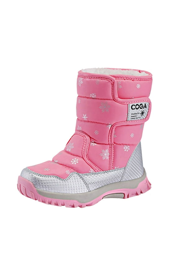 Children Snow Boots Shoes Winter Boots Lovely Kids Shoes Students Sneakers Boot Toddler Casual Cute Prewalker Footwear Cozy First Walkers