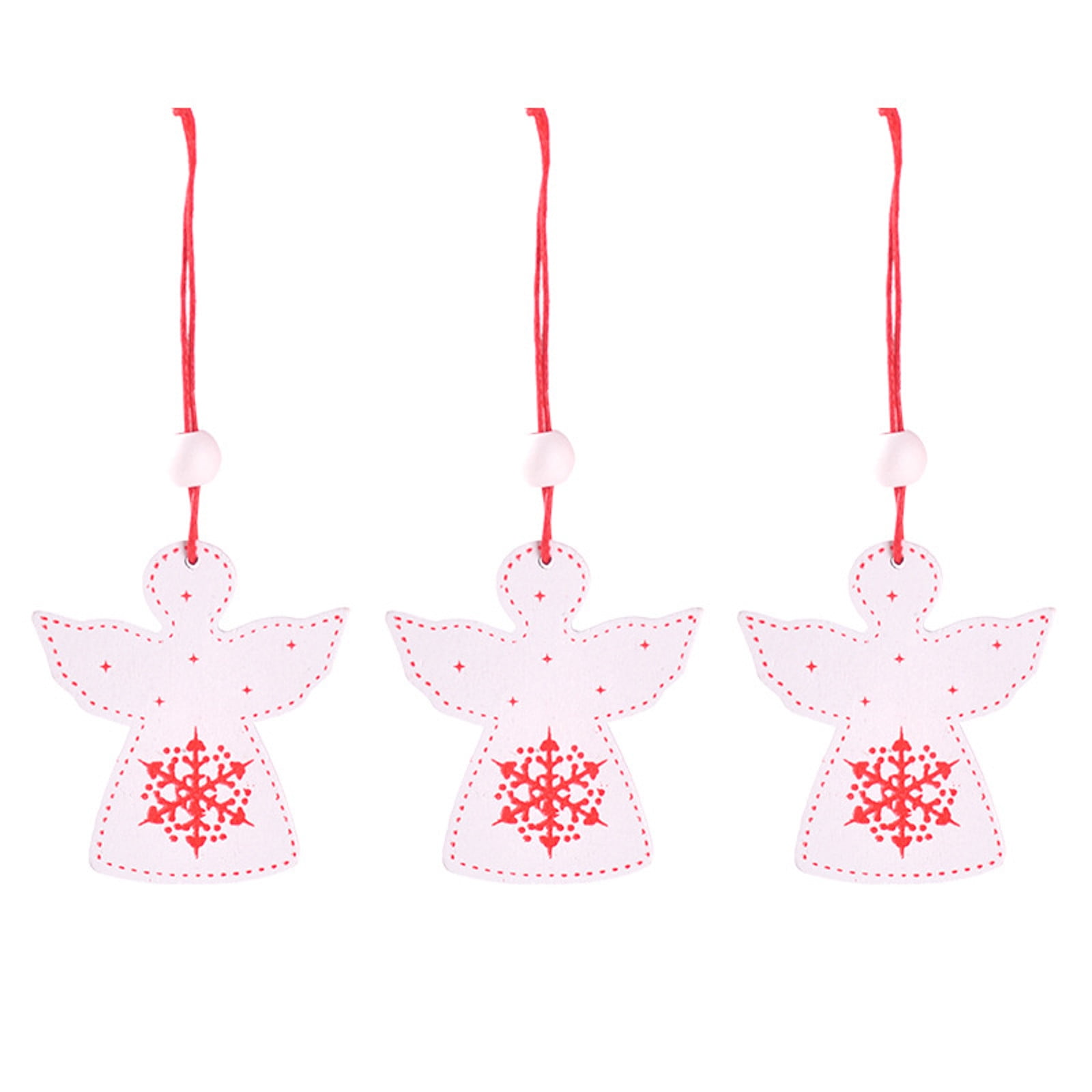 OVINYER Christmas Decor Creative Wooden Pendant Christmas Tree DIY