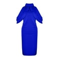 thumbnail image 1 of OVINYER Dress Fashion Solid Color Simple Delicate For All Occasions Stylish Party Sundress, 1 of 3