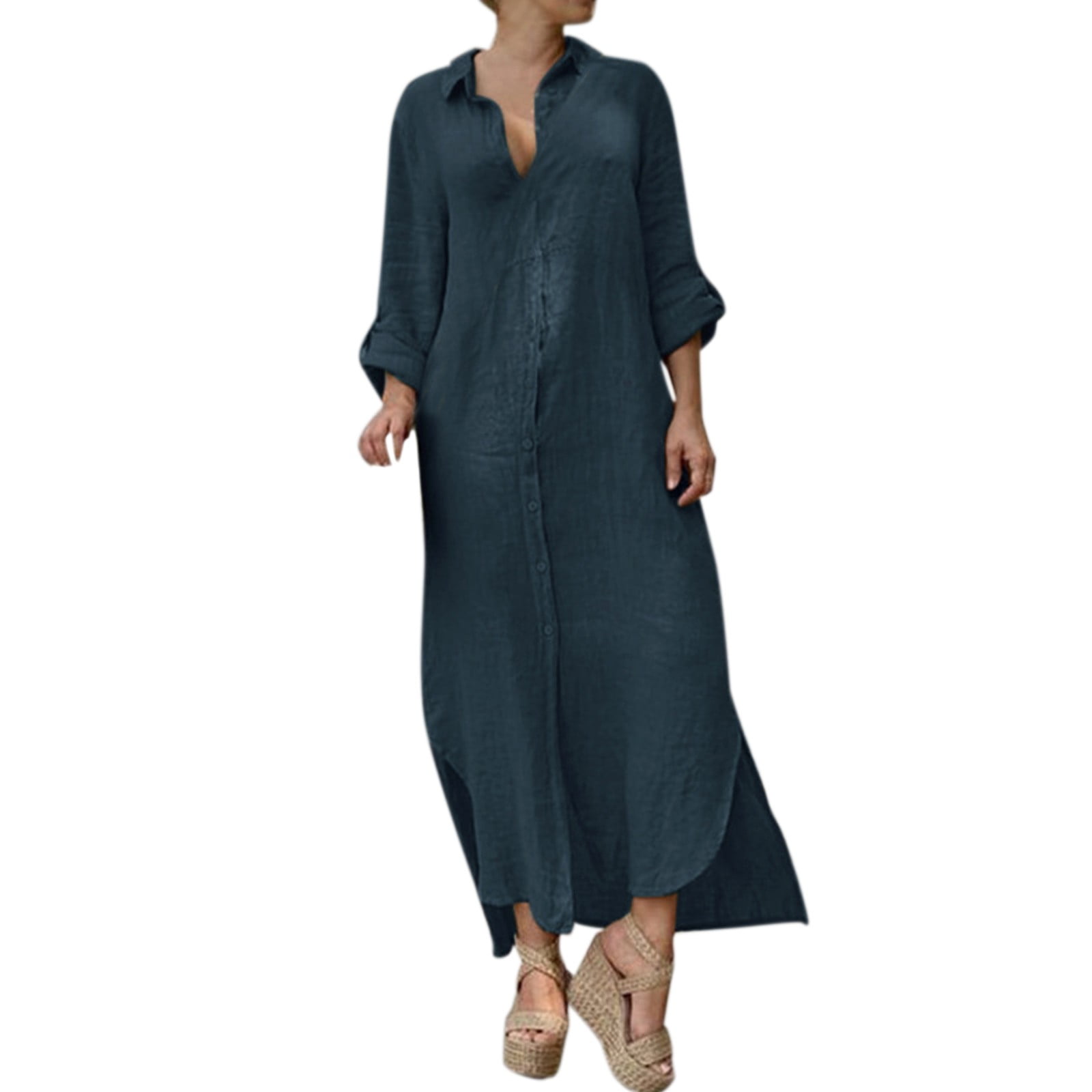 knee length dresses for ladies Tall T-Shirt Maxi Dress