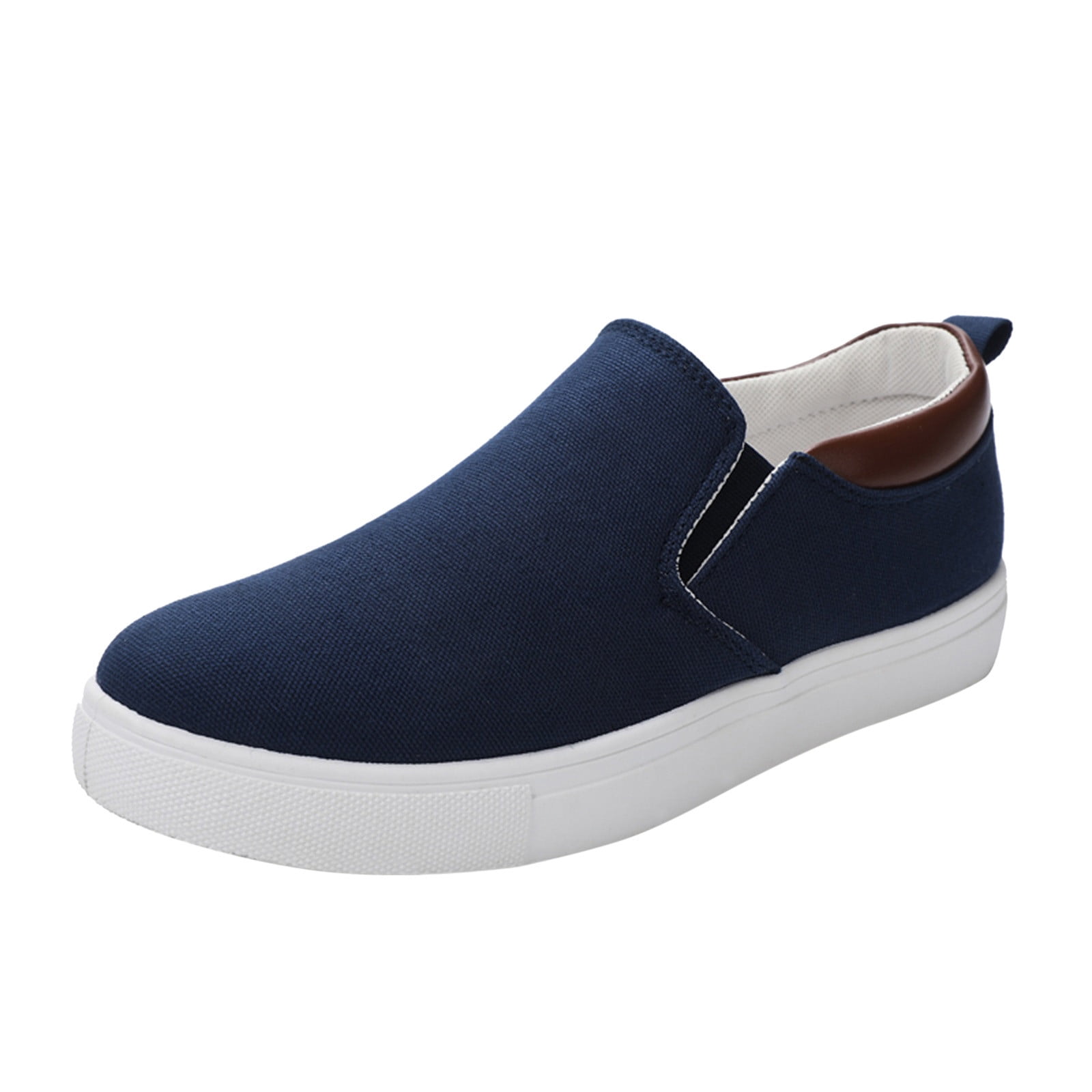 ?Men\'s Navy Smooth Canvas Slip-On Comfortable Low Top Lightweight Fashion shoes Baja 2.0 Navy Legacy Canvas Slip On Sneaker – TOMS.com main image 4