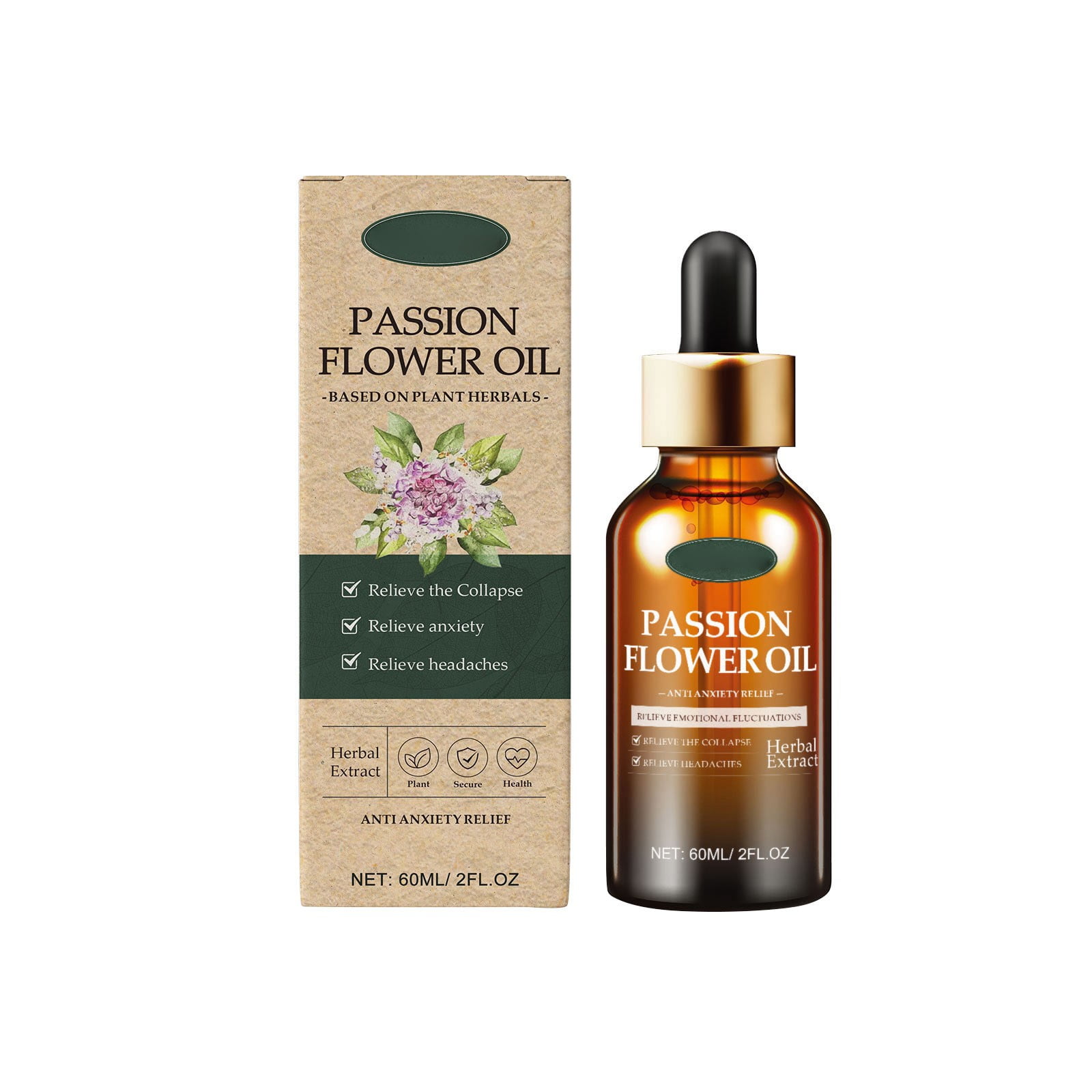 OVINYER Sleep Oil Series ( Passion Flower) Soothes Relaxes Stress Helps
