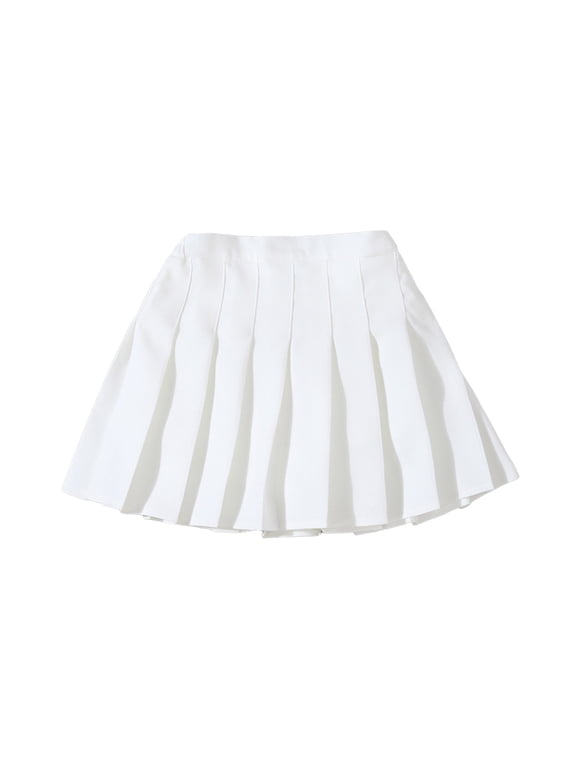 Toddler Girls Summer Fashion Waist Tennis Pleated Slim Skirt Casual Mini Waist Skirt Fashion High Skirt Baby Children Kids Lovely Clothes