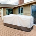 thumbnail image 1 of OVIOS Patio Furniture Covers Waterproof Rectangular Outdoor Furniture Cover Weatherproof Heavy Duty 210D Polyester Cover for Patio Table and Chair Set 78x31x29 inches, 1 of 6