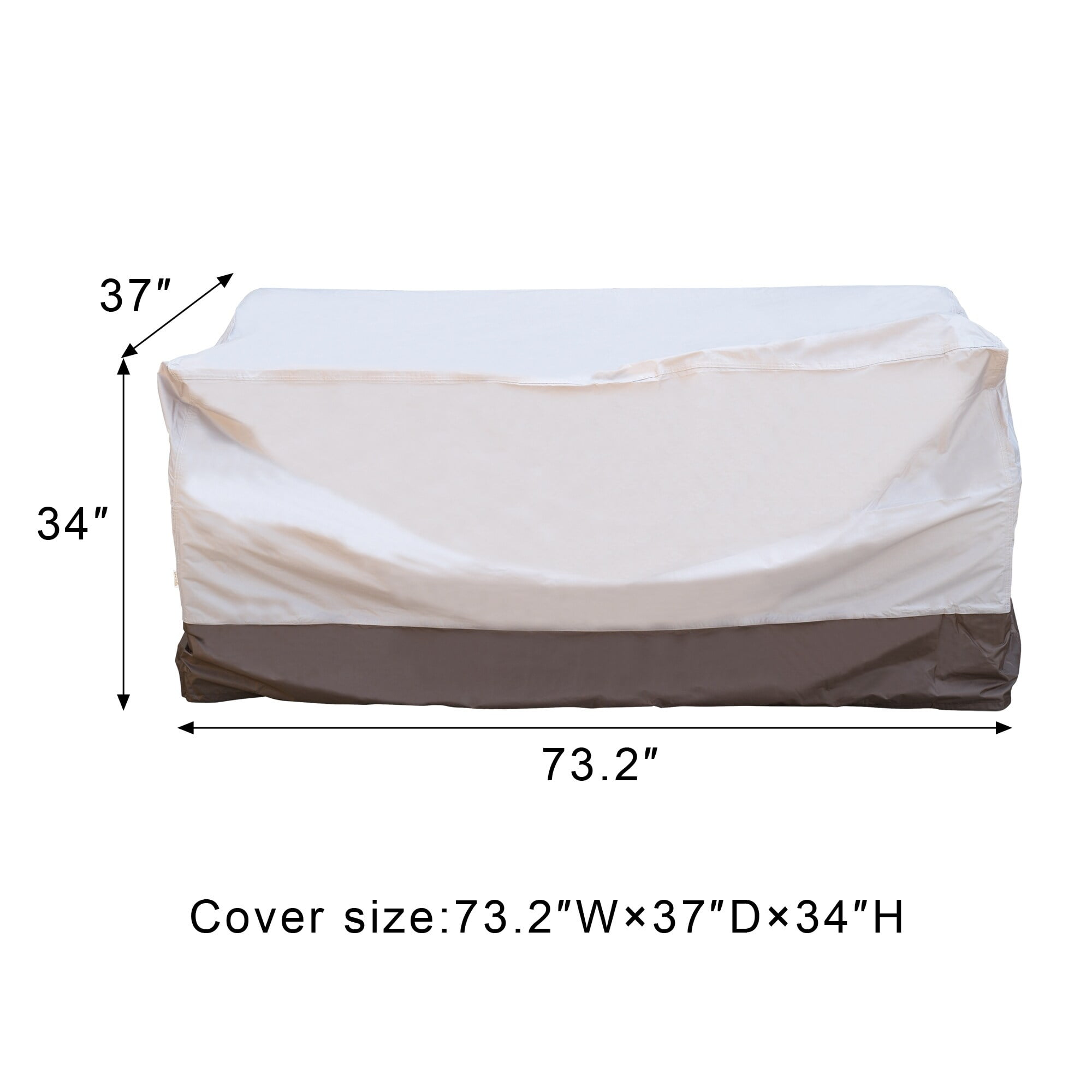OVIOS Patio Furniture Sofa Cover Water Resistant N/A 3