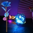 OVNVUSKG Colorful Luminous Rose Artificial LED Light Flower Uniques