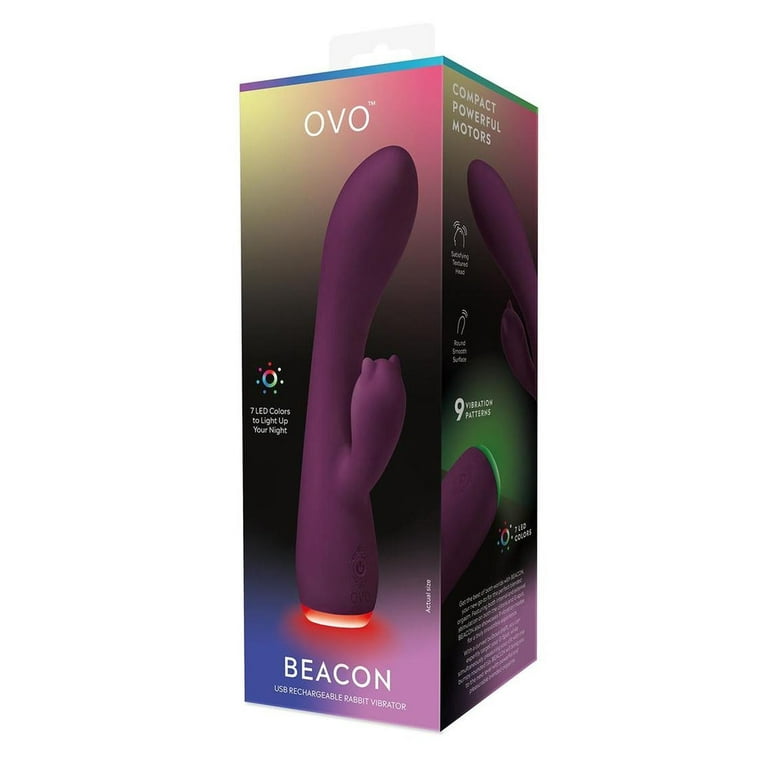 OVO Beacon Rabbit Vibrator, Purple - Walmart.com