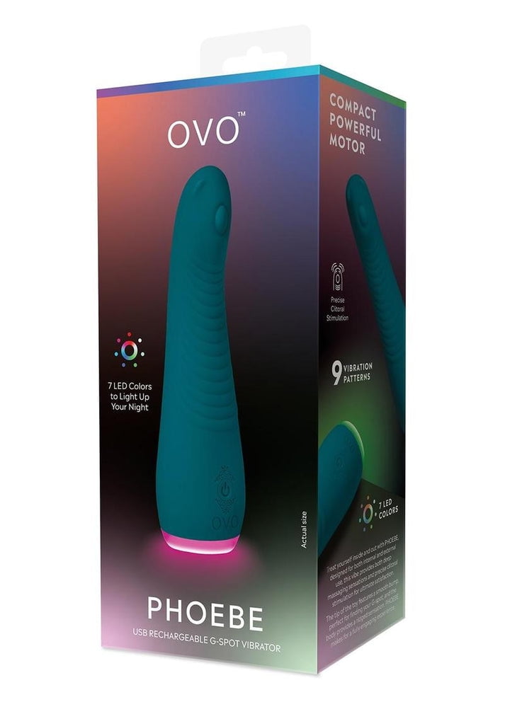 OVO Phoebe G-Spot Vibrator, Navy