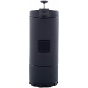 OVRLNDR Travel Coffee French Press, 24 fl.oz Capacity, Double Wall Vacuum Insulated, Easy To Clean Removable Bottom, No Spill Lid, On The Go Coffee Brewing Obsidian