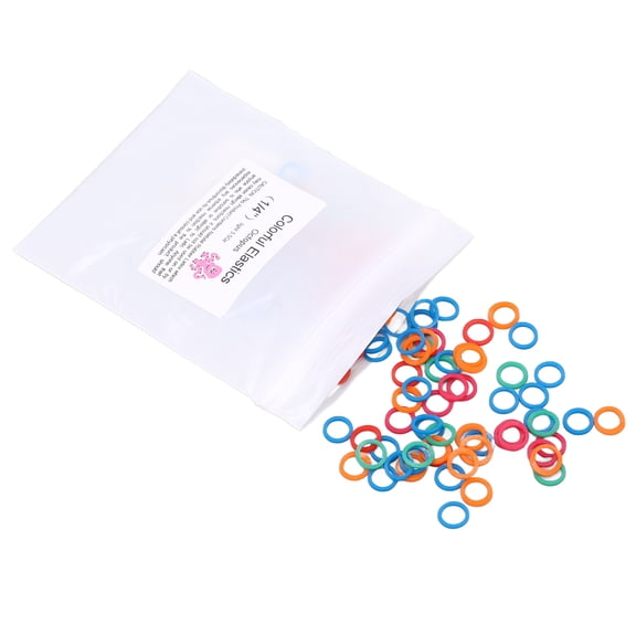 OVTSC 1/4 Inch 3.5 Ounces Colorful Orthodontic Elastic Rubber Bands, Dental Cosmetic and Pet Grooming, 5000 Count