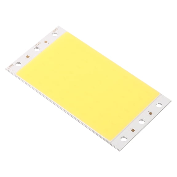 OVTSC 12V-14V 30W Durable COB LED Ultra Bright Light Lamp Band Bead Chip for DIY Projects High Intensity Illumination Waterproof and Energy Saving Light Bulb Module Pure White 6500K 3.7 x 2.0 inches