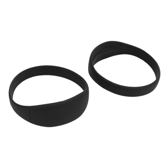 OVTSC 2PCS Patella Knee Support Strap Silicone Tendon Stabilizer Band Elastic Brace with Portable Bag for Basketball Running Soccer Black (5.12 inches / 13 cm)