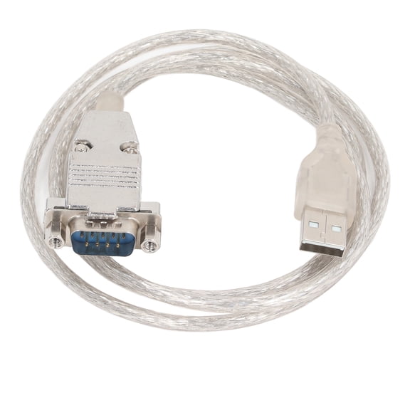 OVTSC 3.3ft USB to RS232 Male 9pin DB9 Serial Cable Adapter, High-Speed USB to Serial Converter Cord for Windows 11/10/8/7/XP/Vista and Mac OS X, Reliable DB9 Serial Port Adapter, Silver
