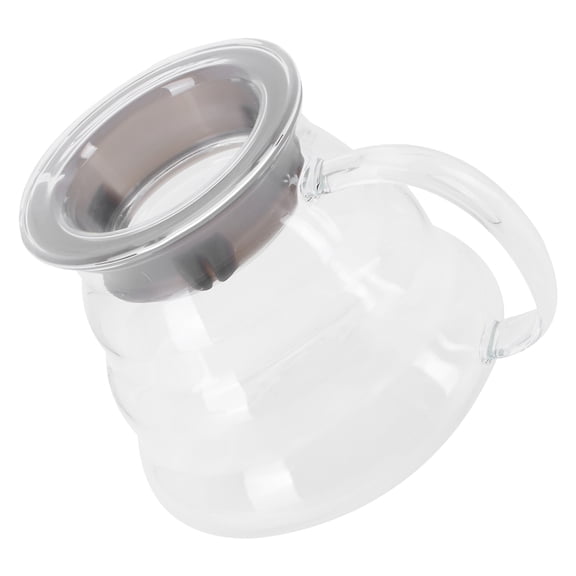 OVTSC 700ml Glass Coffee Server V60 Pour Over Range Coffee Carafe Clear Glass Coffee Pot / 23.6 oz Transparent Serving Kettle Coffeemaker for Bar Kitchen Cafe