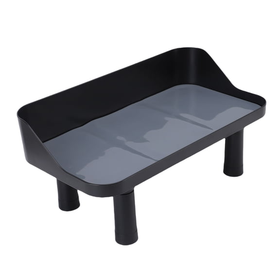 OVTSC Adjustable Elevated Pet Bowl Stand, Raised Dog and Cat Food Feeding Table Holder, Liftable Plastic Neck Protection Raised Pet Dish Rack (16.93 in / 43.0 cm)