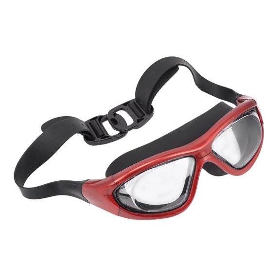 OVTSC Adults No Electroplating Swimming Surfing Glasses Gliding Sailboat Drifting Sports Swim Goggles Fog-Resistant Silicone Frame Red Free Size