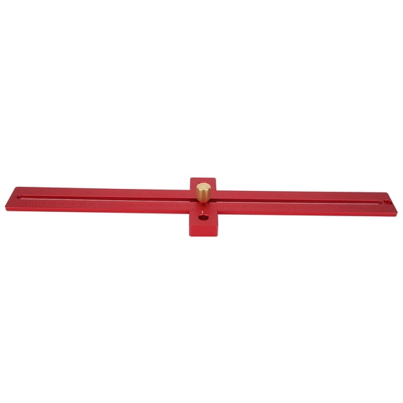 OVTSC Aluminum Alloy Woodworking Scribe Ruler 0-370mm / 0-14.6in High Precision T-Type Line Locator Marking Measuring Tool for Carpenters DIY Construction Workshop Tasks