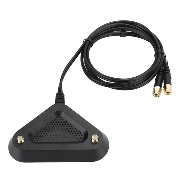 OVTSC Antenna Magnetic Base Dock RP-SMA Male to Female Base Extension Cable Heavy Duty Router Antenna Fixed Bracket with High-Strength Base Magnets (1.1 meters / 3.6 ft Extension)