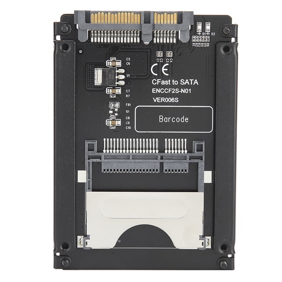 OVTSC CFAST to SATA3.0 Hard Disk Adapter Card Desktop CFAST 2.0 Riser Card Computer Parts Reader Test Card for Windows High-Speed Converter Board (13.00 x 11.00 x 3.00 inches / 33.0 x 27.9 x 7.6 cm)