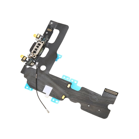 OVTSC Charging Port Module USB Charging Port Dock Connector Microphone Signal Antenna Flex Cable Module Replacement Kit Compatible with iPhone 7 Plus Black (10 x 9 x 1 cm / 3.94 x 3.54 x 0.39 inches)