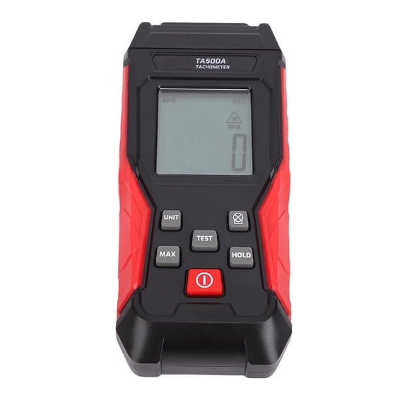 OVTSC Digital Tachometer 3-100000 RPM Non-Contact Photo Rotation Speed Meter with Backlit LCD Display, Auto Shut-Off RPM Tester for Car, Motorcycle and Motor Vehicle, Black