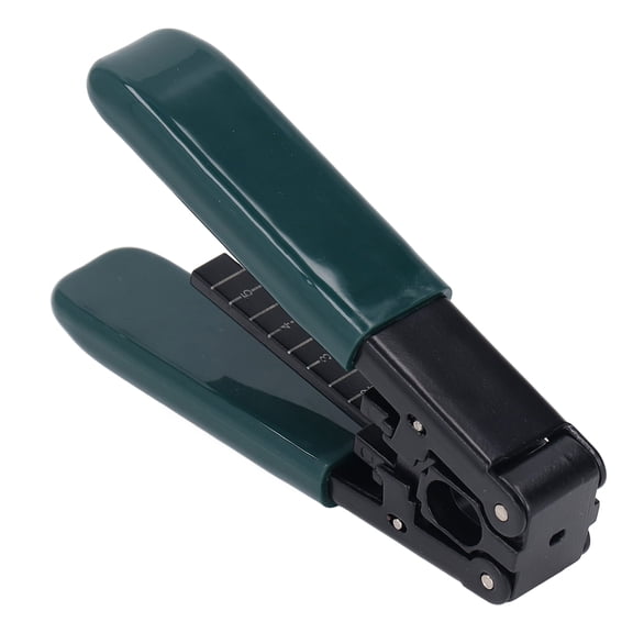 OVTSC Fiber Optic Stripper Stripping Pliers PVC Handle Optical Cable Cutter Cutting Tool, 4.72 inches / 12 cm