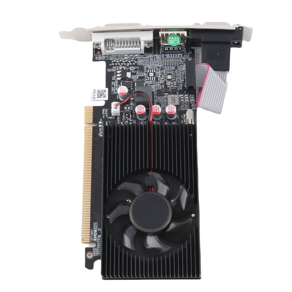 OVTSC GT610 2GB DDR3 64BIT PCI E Graphics Card, Low Profile Desktop Computer Gaming Video Card for Windows 10 11 7 8, High Performance PC Graphics Card (10.24 inches / 26.0 cm)