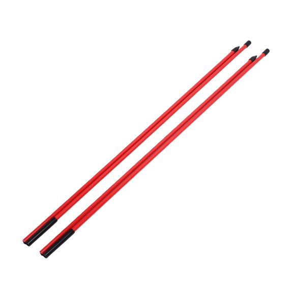 OVTSC Golf Alignment Sticks Collapsible 44 inches / 111.8 cm Fiberglass Golf Alignment Rods Training Aid for Aiming Putting Practice
