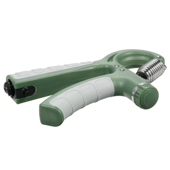 OVTSC Hand Grip Strengthener with Built-in Counter, Adjustable Resistance Fitness Hand Exerciser for Muscle Building and Wrist Training, 11-132 lbs / 5-60 kg, Green
