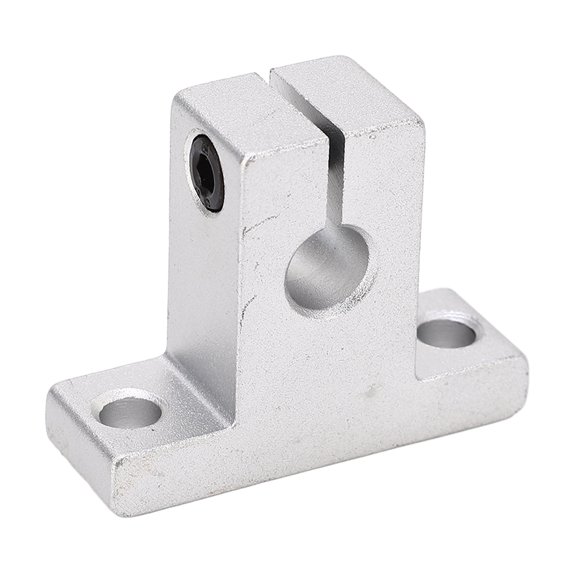 OVTSC Linear Shaft Support SK8 Motion Rod Guide Rail End Support Aluminum Alloy Bracket for 3D Printer Engraving Machine XYZ Module Slide Block Elevator Linear Motion Rail Clamping Bracket, 10Pcs