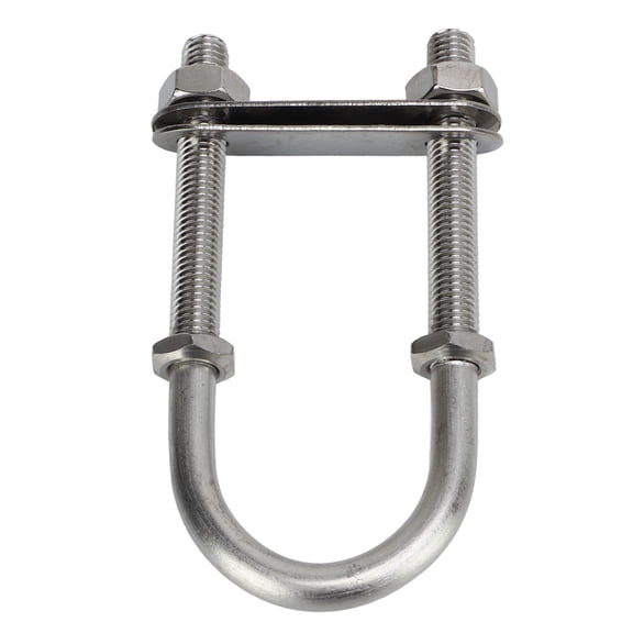 OVTSC Marine Stainless Steel U Bolt Boat Screw U-Bolt with Nut Yacht Hardware Accessories M10 for Rigging, Sailing, and Secure Fastening Solutions (5.91 inches / 15.00 cm)