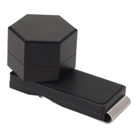 OVTSC Mini Portable Magnetic Billiard Cue Chalk Case Black Billiard Cue Hex Chalk Box Billiard Cue Chalk Holder - 7.00 inches / 17.78 cm Length Premium