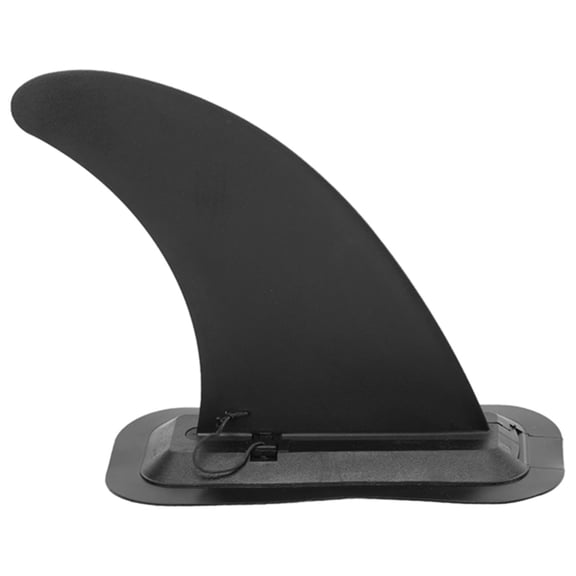 OVTSC PVC Detachable Stand Up Paddle Board Surfboard Long Board Center Fin for Water Sports, Replacement Fin with Slide and Lock Box System, Black, 8.54 inches / 21.7 cm