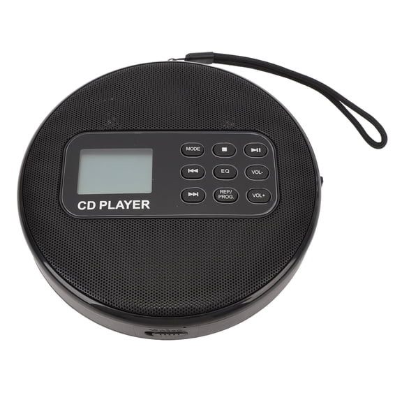 OVTSC Portable CD Player with Dual Speakers, High-Fidelity MP3 Music Discs Album CD Walkman for Car and Home Audio Entertainment, 10 inches / 25.4 cm Compact Design