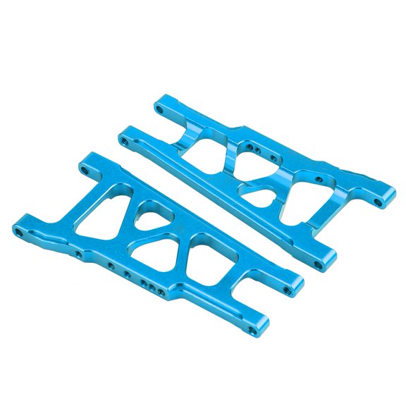 OVTSC Premium Aluminium Alloy Front Rear Universal Suspension Arm Replacement Set for Traxxas Slash 1/10 Scale RC Car Upgrade Parts High Strength CNC Machined (Blue, 4.72 in / 12 cm)
