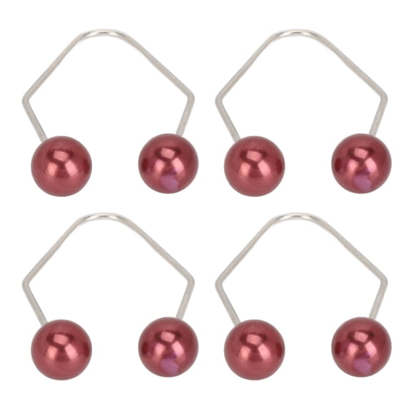 OVTSC Premium Dimple Makers for Cheeks, Stainless Steel Safe and Effective Facial Training Tool, Professional Face Dimple Creator, Portable Beauty Device, 2 Pairs Wine Red / 10 inches / 25.4 cm