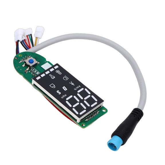 OVTSC Premium Electric Scooter Dashboard Circuit Board Replacement for Outdoor Riding Sturdy Plastic Blue Connector Dual Handbrake Version Waterproof Scooter Circuit Board Part (2.8 in / 7 cm)