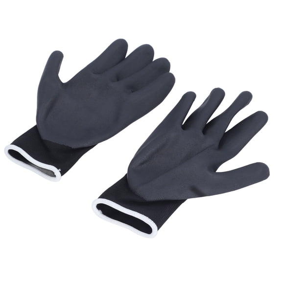 OVTSC Premium Insulated Electrician Gloves 400V High Voltage Resistant Flame Retardant Rubber Protective Workwear Non Slip Texture Shock Prevention Electrical Safety Gloves, L Size (1 Pair / 2pcs)