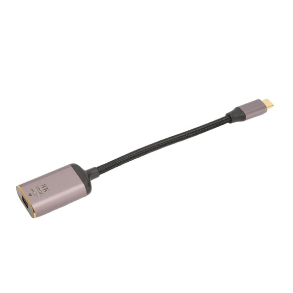 OVTSC Premium USB C to Mini DisplayPort Adapter 8K 60Hz Plug and Play USB C Male to Mini DP Female Cable for All Type C Devices High Speed Aluminum Alloy Braided Video Converter 19 inches / 48.2 cm