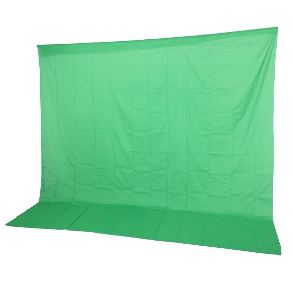 OVTSC Professional Green Screen Backdrop 118x118 Inches / 3x3m Non-Reflective Polyester Cotton Chroma Key Background Cloth for Photography Video Photographic Studio Streaming and Game Live Broadcast