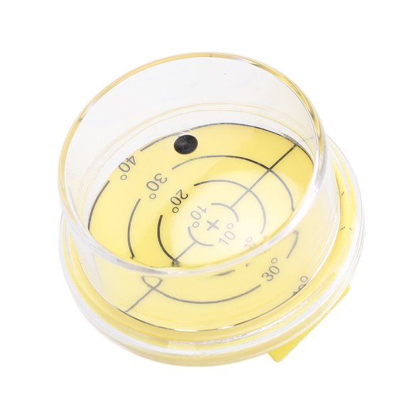 OVTSC Solar Panel Angle Gauge Sun Guide Measuring Tool with Dual Units 1.7 inches / 4.2 cm Heavy Duty Precision Verticality Level Locator Yellow No Compass Pack of 1