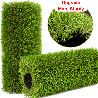 OVYEOFR Artificial Grass Turf Rug, 3.3' x 33' (109 sq. ft) Indoor Outdoor Lawn Carpet, Realistic Turf Grass for Patio Landscape Backyard Garden