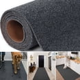 thumbnail image 1 of OVYEOFR 3ft x 10ft Non-Slip Runner Rug – Heavy Duty Rubber Backing, Indoor Outdoor Utility Mat for High-Traffic Areas Entryway, Kitchen, Corridor, Grey, 1 of 13